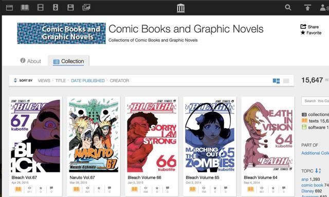 Free comics & graphic novels at the Internet Archive