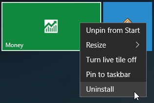 Windows 10 App Uninstall
