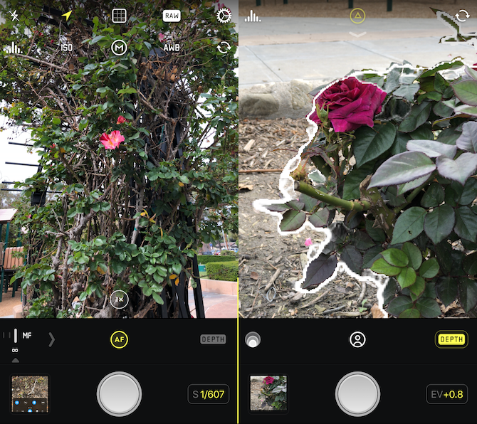 Halide Camera App - экраны для фотосъемки