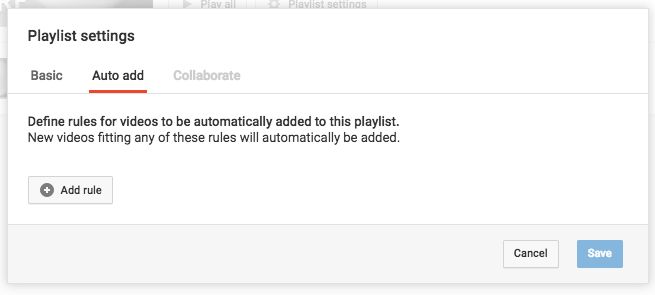 YouTube - Define Rules
