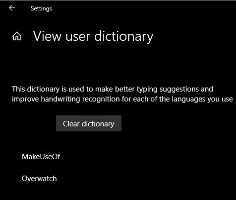 Windows-User-Dictionary-Clear