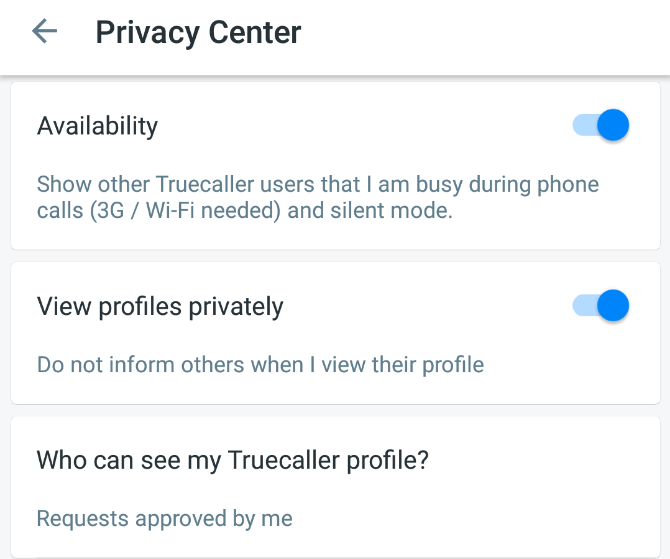 Truecaller Privacy