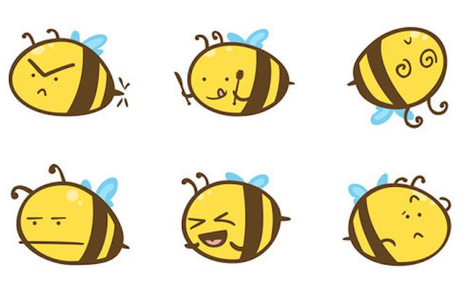 Buzz Bees iMessage Sticker Pack