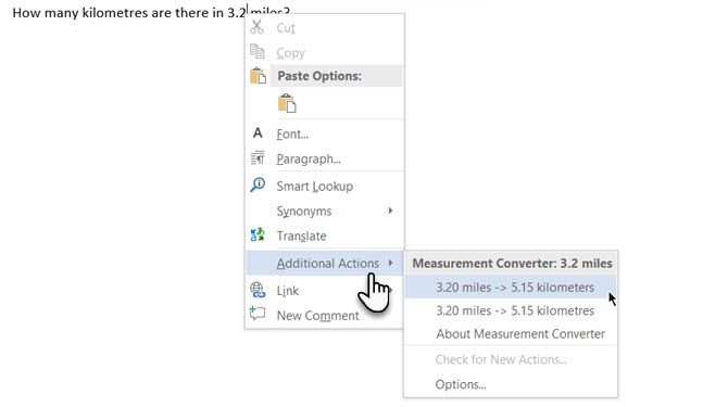 Microsoft Word Measurement Converter