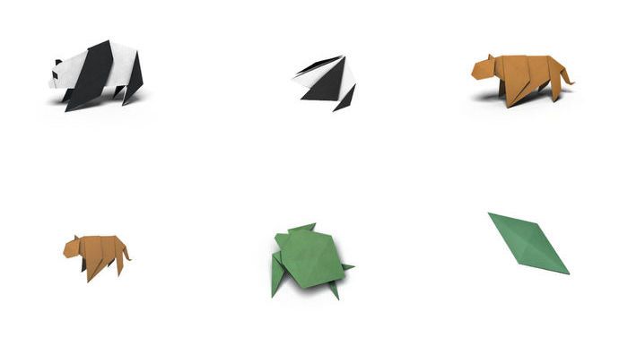 WWF Origami iMessage Stickers Pack