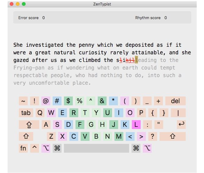 ZenTypist Typing App for Mac