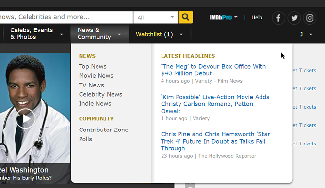 IMDb News