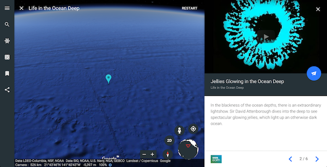 Life in the Ocean Deep Google Earth