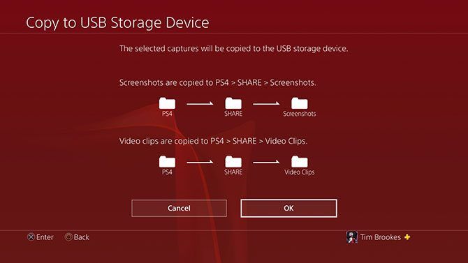 Copy to USB Storage Device