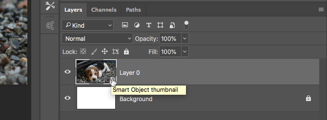 smart object thumbnail