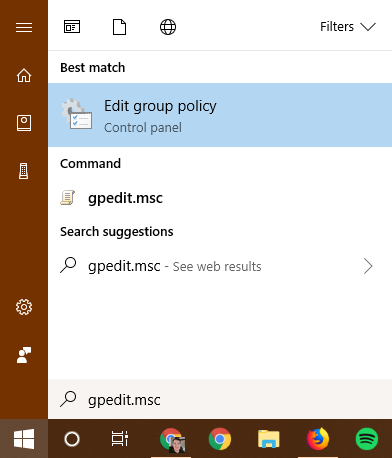 Group Policy Launch Start-Menu