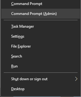 Windows 10 admin shortcuts