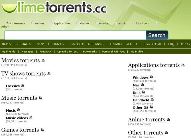limetorrents torrent search engine