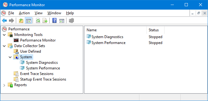Windows 10 Performance Monitor