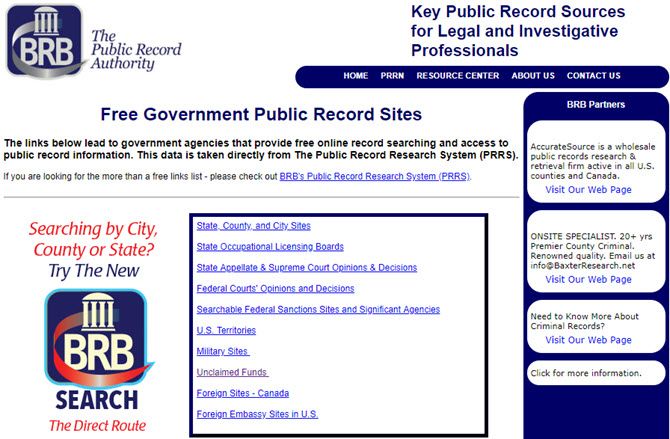 the public record authority