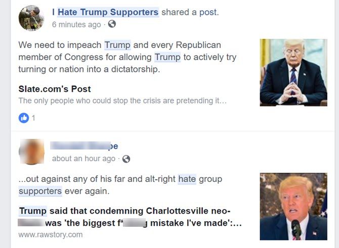 facebook trump posts