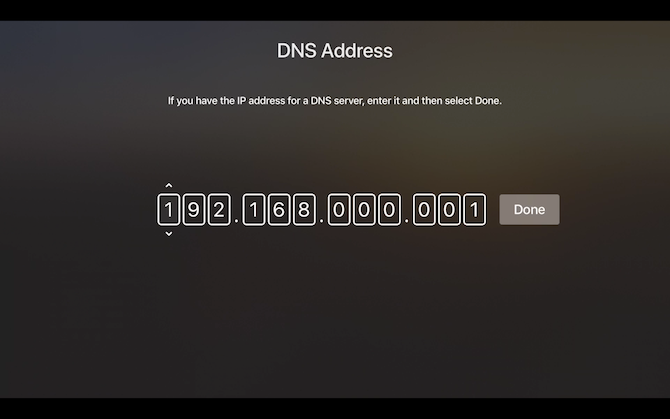 Netflix Apple TV Enter DNS