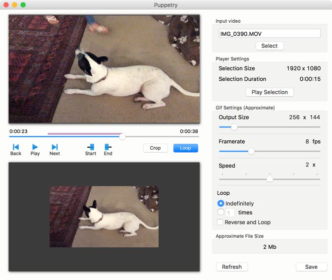 Puppetry Gif Maker for Mac