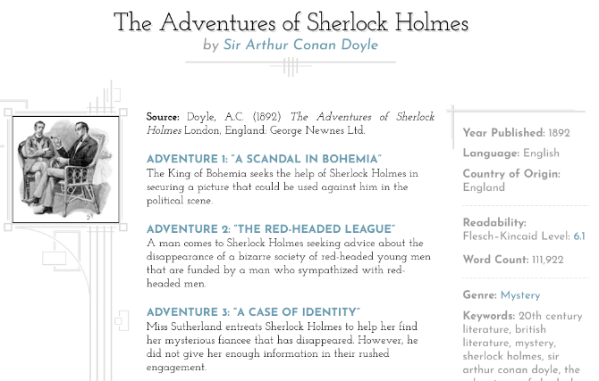 adventures of sherlock holmes free streaming audiobook