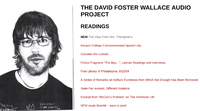 david foster wallace view from mrs. thompson's free streaming audiobook