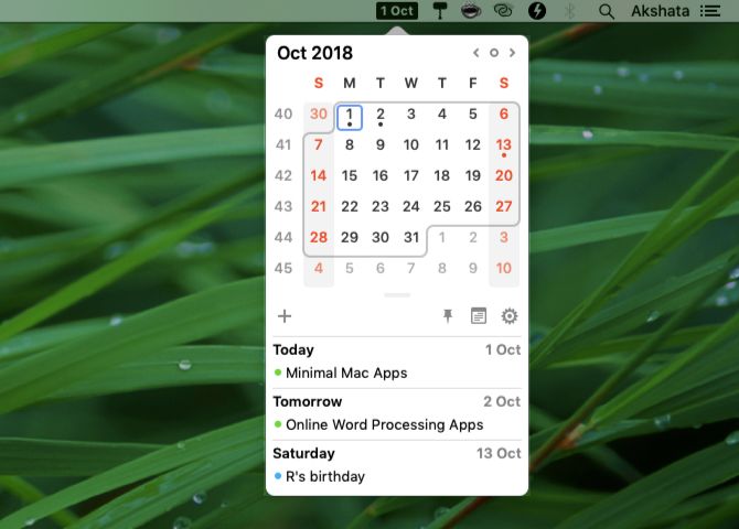 calendar-view-itsycal-mac