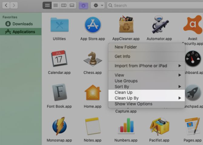 context-menu-clean-up-options-in-finder-on-mac