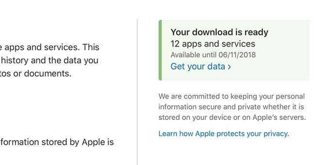 Apple Privacy Get Your Data