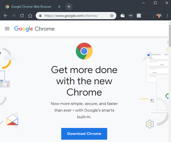 Google Chrome Home