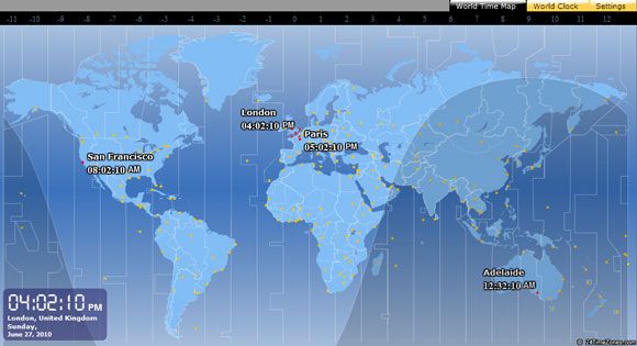 10 Ways To Visualize Time Zones Around The World Be On Time
