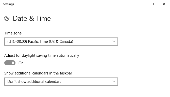 3 důvody, proč počítačové hodiny systému Windows ztrácejí čas Windows 10 časové pásmo 670x383