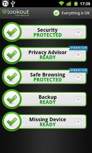 android lookout mobile security premium apk