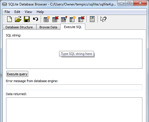 sqlite database browser