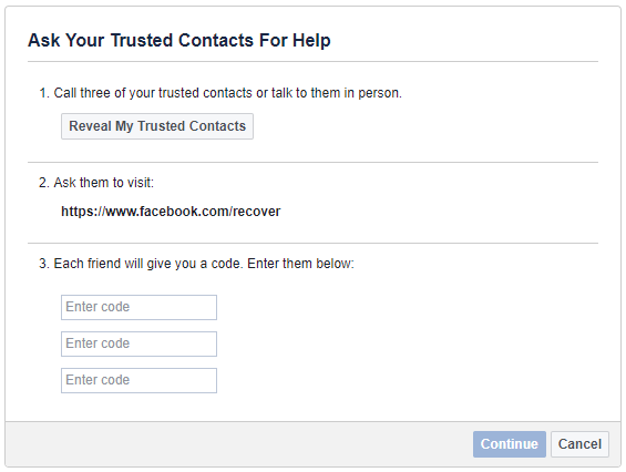 How to Recover Your Facebook Account When You Can No Longer Log In Facebook Trusted Contacts