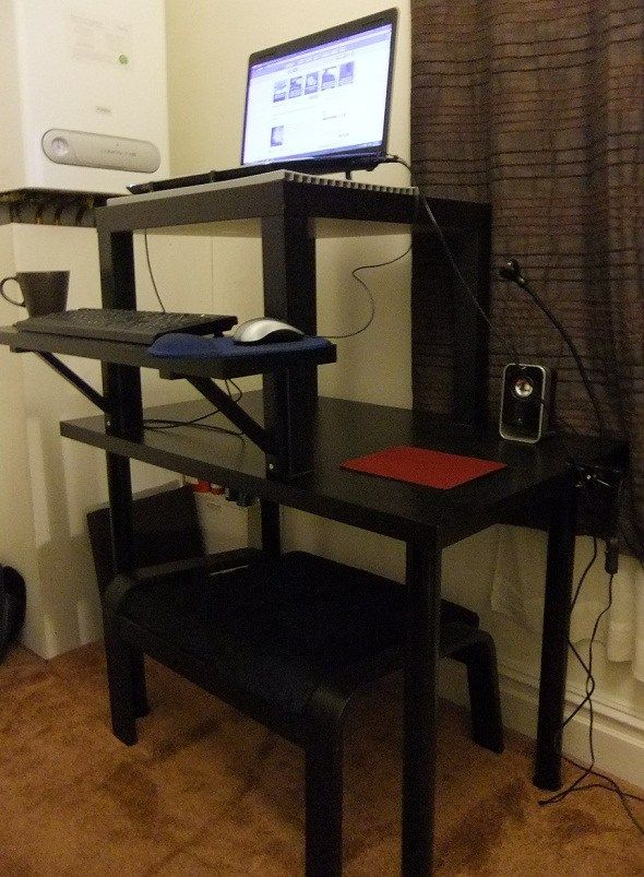 How To Build A Cheap Standing Desk From Ikea And What It S Like