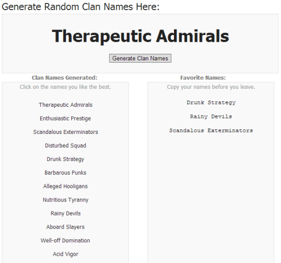4 Websites To Generate Names For Online Communities Games More