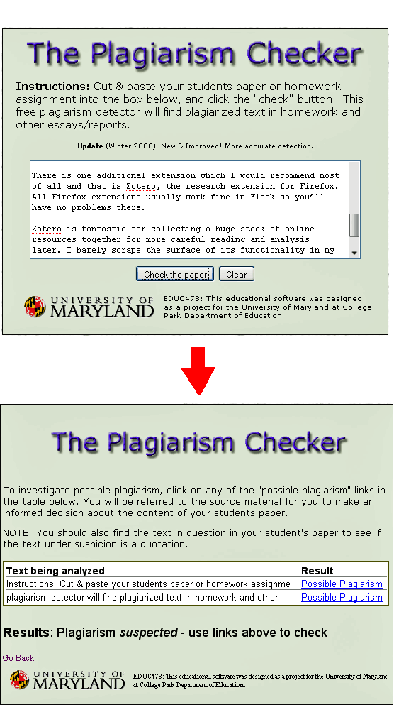 how to find plagiarism in a paper