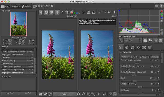 Official Nikon photo editing and retouching software