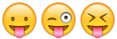 tongue out emoji emoticon cheeky