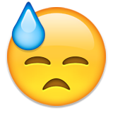 hard work sweating emoji emoticon