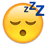 sleeping snoozing zzz emoji emoticon
