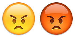 angry emoji emoticon red