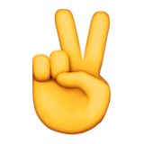 victory v peace emoji emoticon