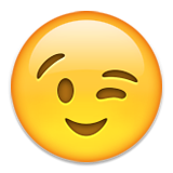 winking cheeky emoji emoticon
