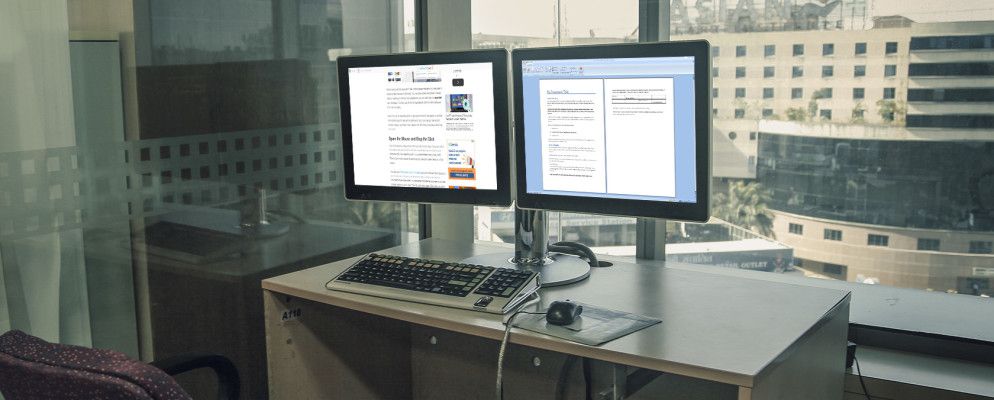 How To Be More Productive With Dual Monitors