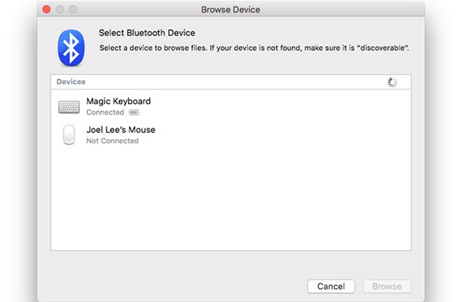 Mac по умолчанию приложение Bluetooth
