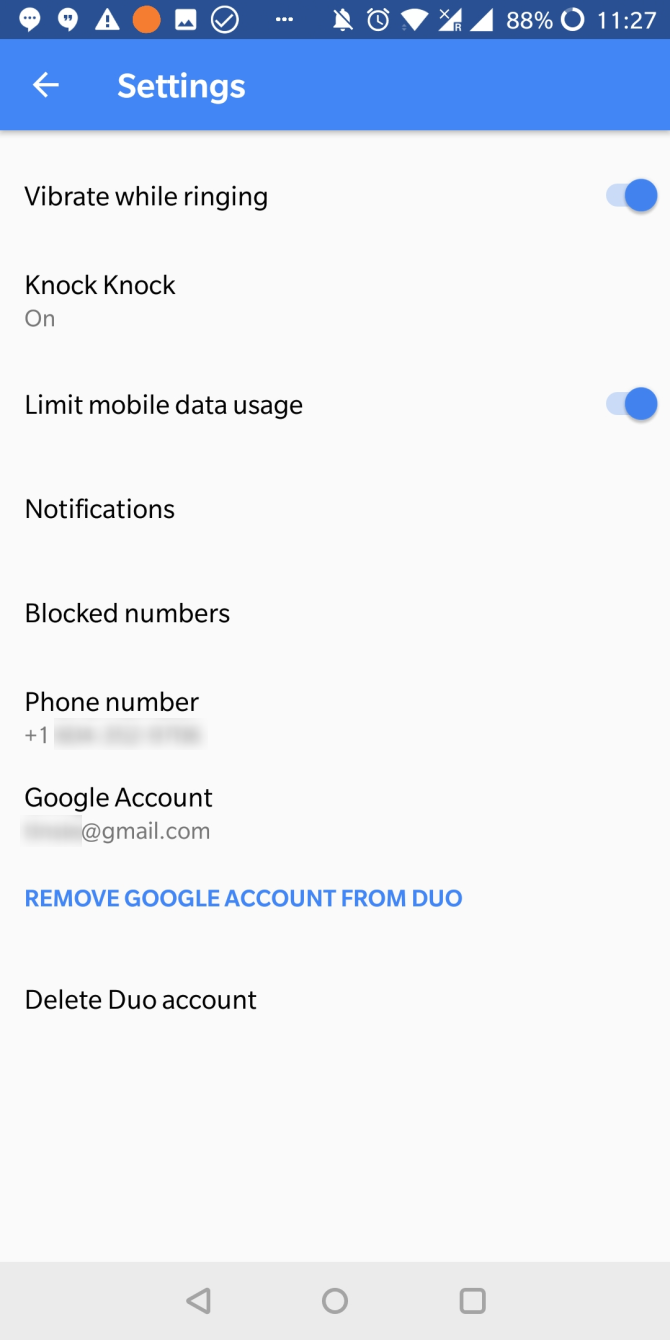 add gmail address on android