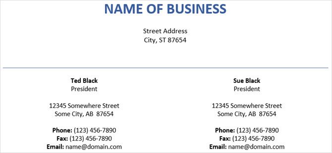 business plan name
