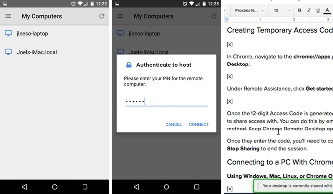 Use Chrome Remote Desktop to control your PC remotely on Android or iOS