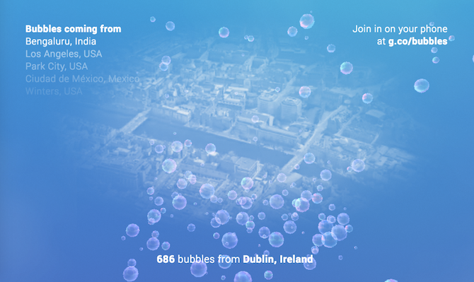 google bubbles