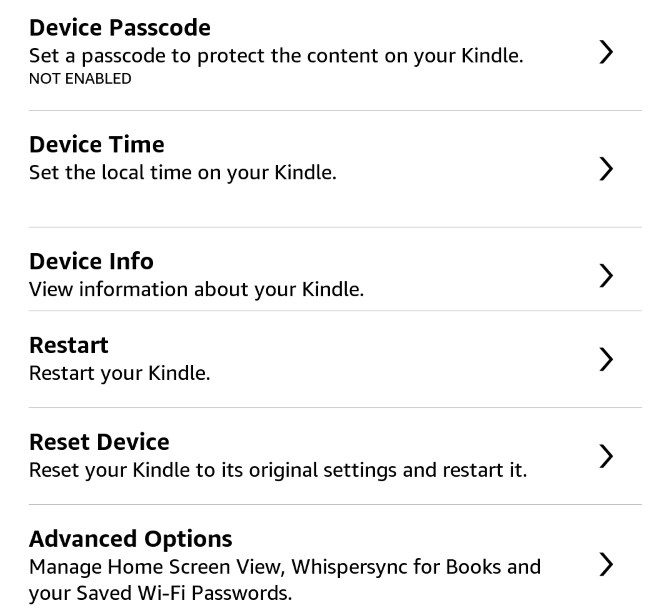 How to Set Up and Use Your Kindle Paperwhite 26 Paperwhite Device Options